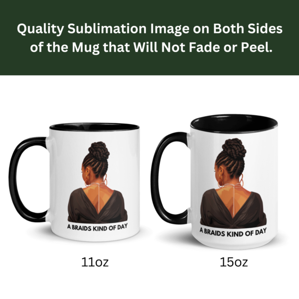 Black Girl Braid Hairtyle Coffee Mug (4)